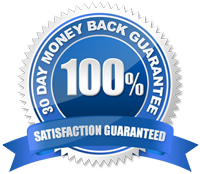 Satisfaction guaranteed ribbon